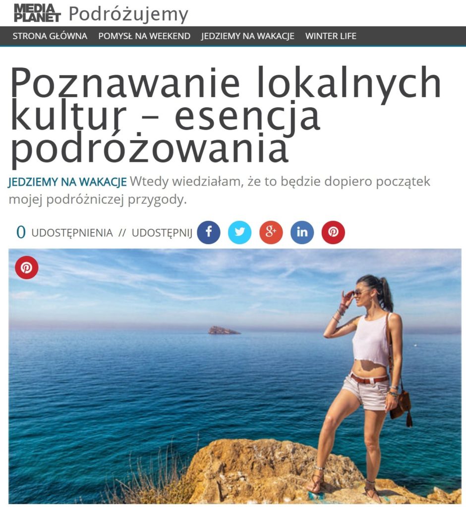 Ewa Chojnowska-Lesiak Szpili w Plecaku - poznawanie lokalnych kultur