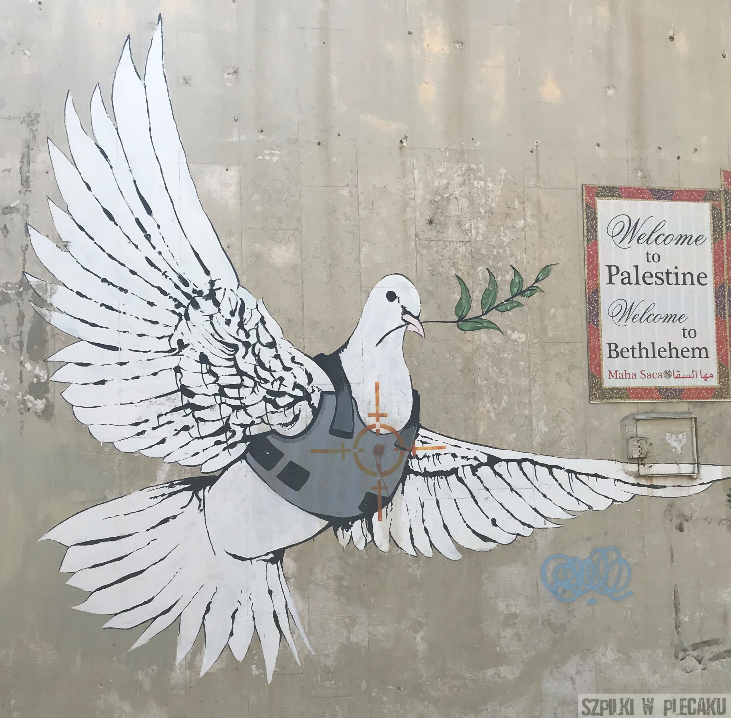 Dziecko za murem. Banksy a Palestyna