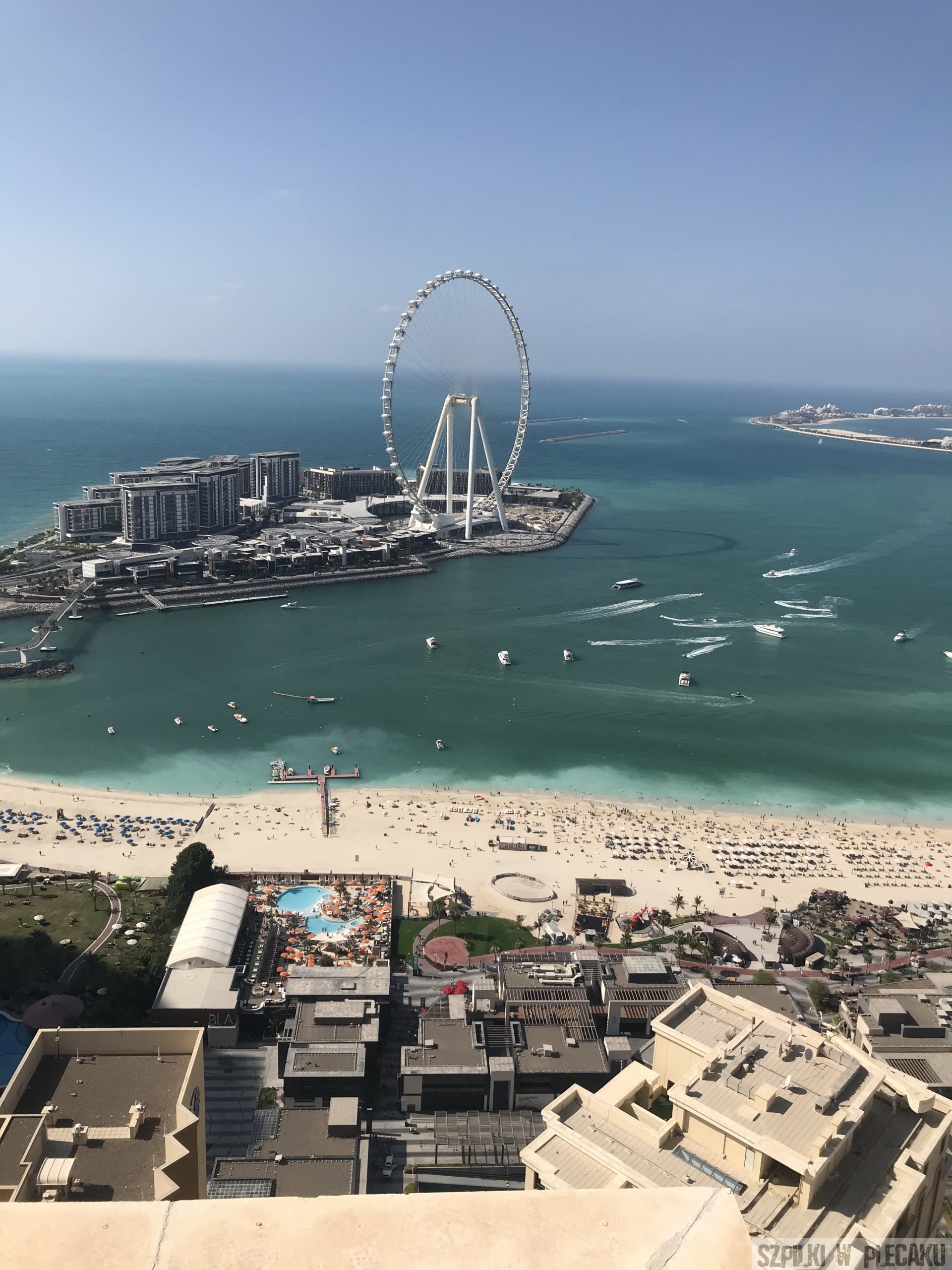 Dubai - Marina - Szpilki w plecaku