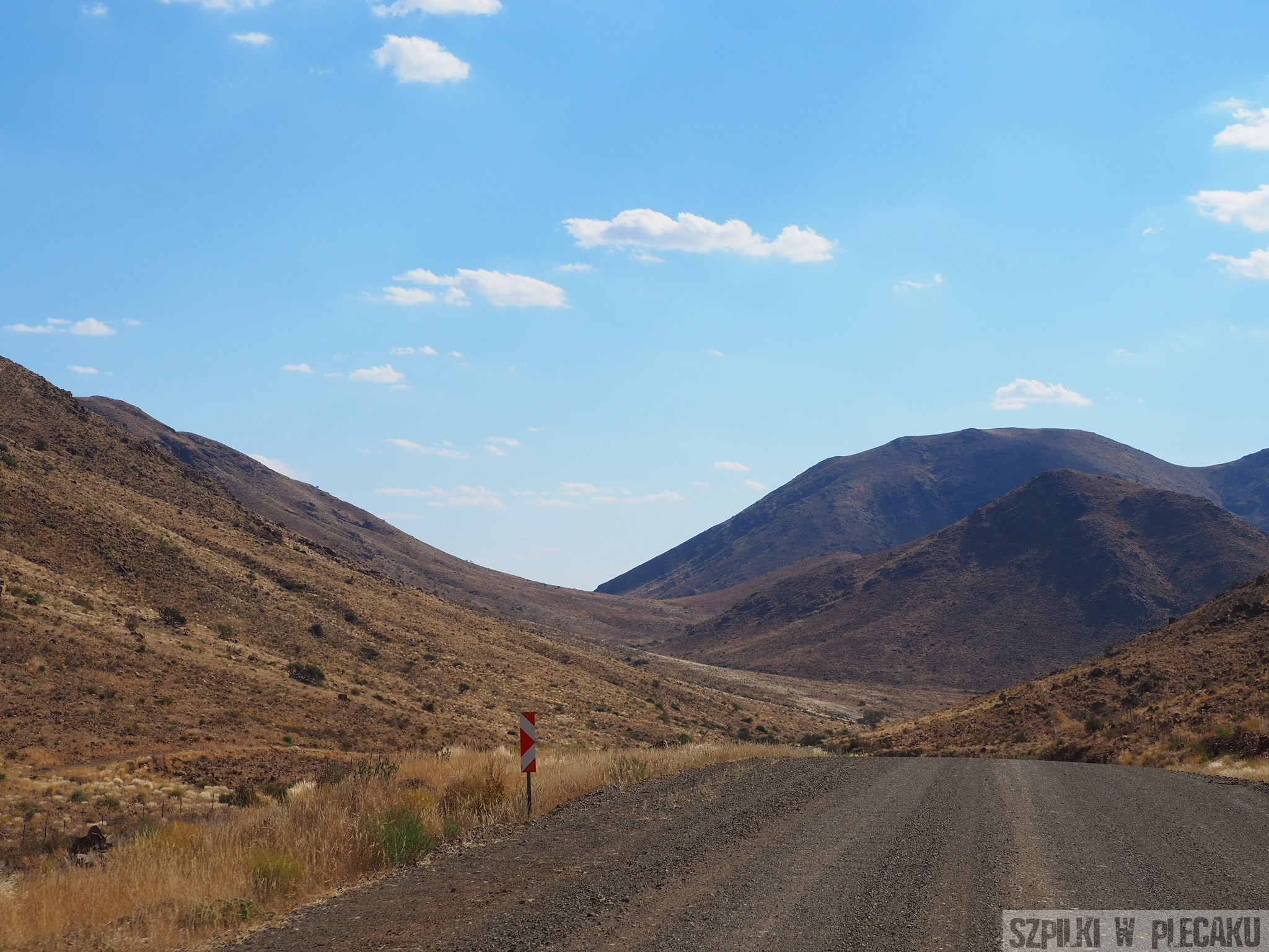 panorama Namibii - Szpilki w plecaku