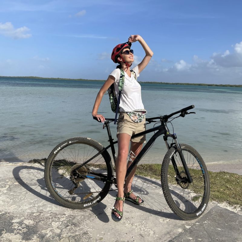 rowery - Bonaire - Szpilki w plecaku