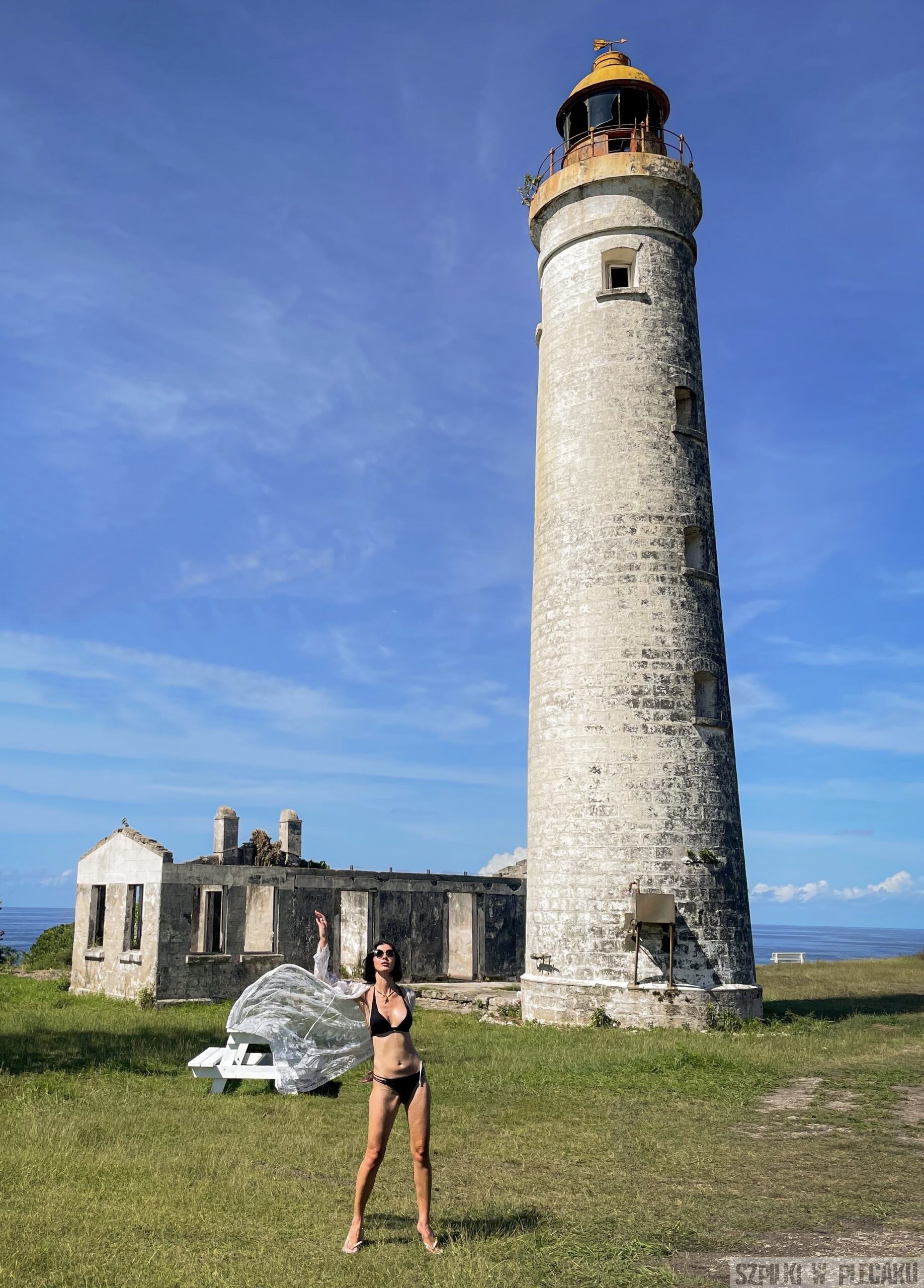 Barbados Latarnia - lighthouse - Szpilki w plecaku