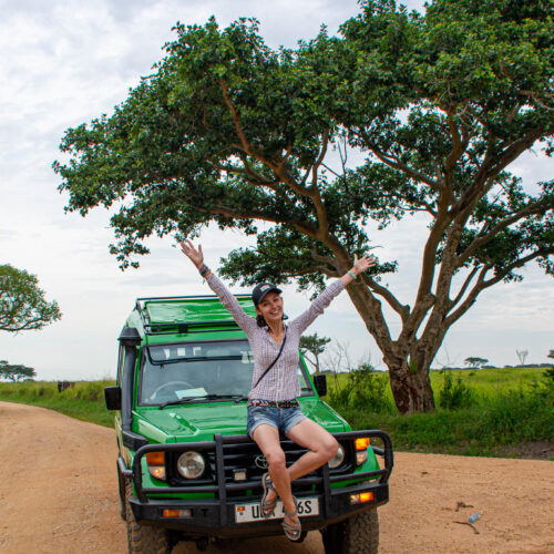 Uganda - safari - Szpilki w plecaku - Ewa Chojnowska