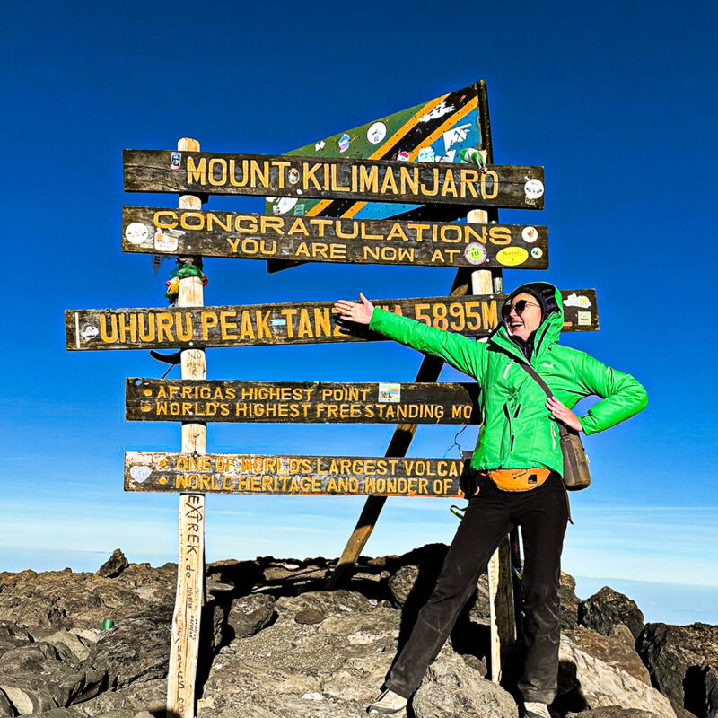 Kilimanjaro - Tanzania - Szpilki w plecaku Ewa Chojnowska